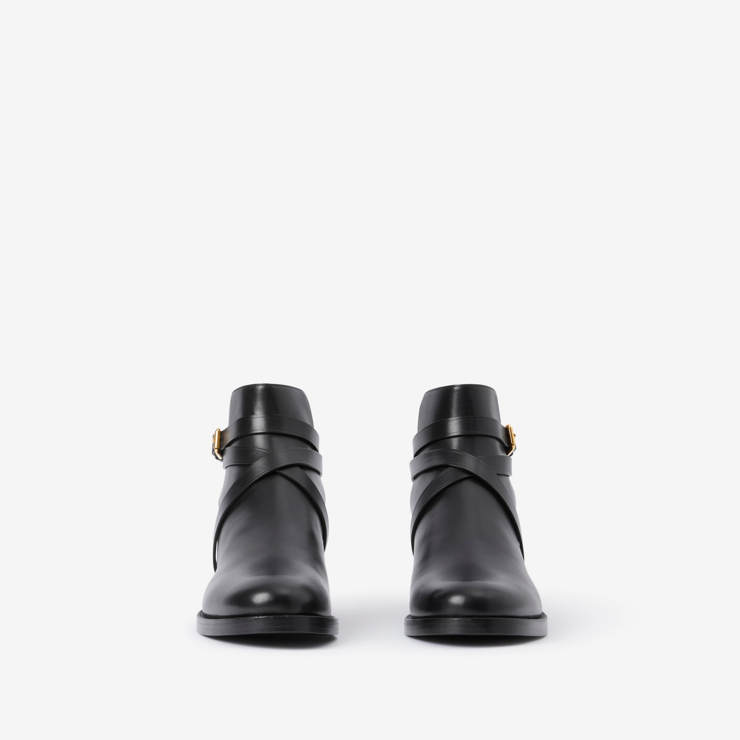 Burberry Botines en piel con paneles CheckPrecio 790 00 € Solo hoy