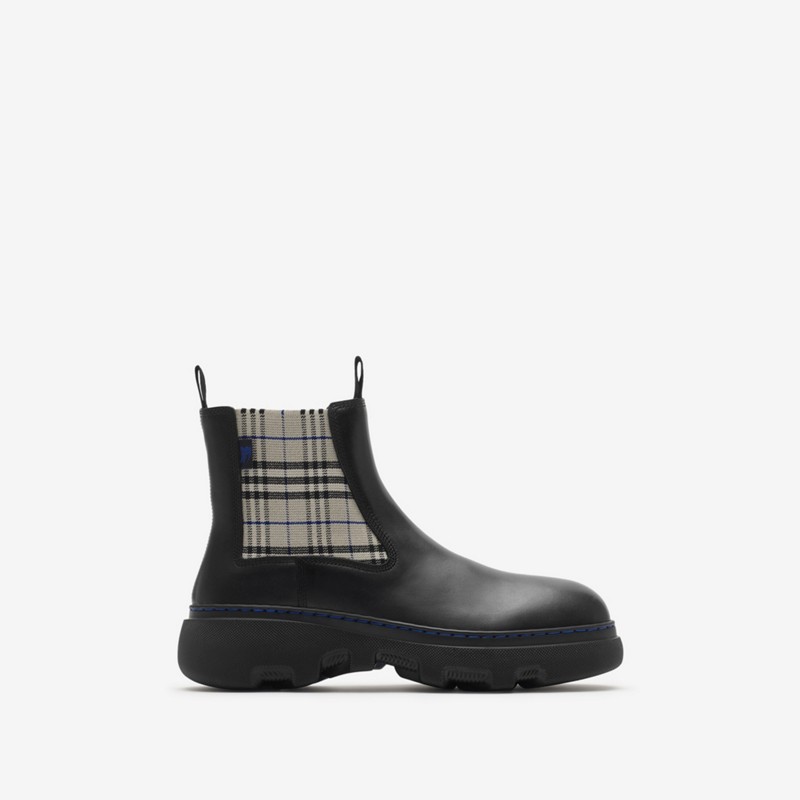 Burberry Botines Chelsea estilo creeper en pielPrecio 890 00 €