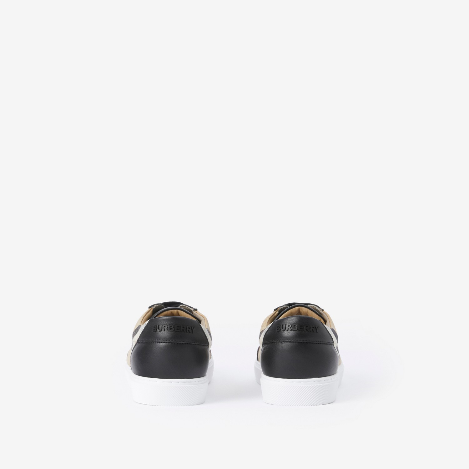 Burberry Zapatillas deportivas en piel y algodón a cuadros House ChecksPrecio 520 00 € Rebajas de fin de temporada