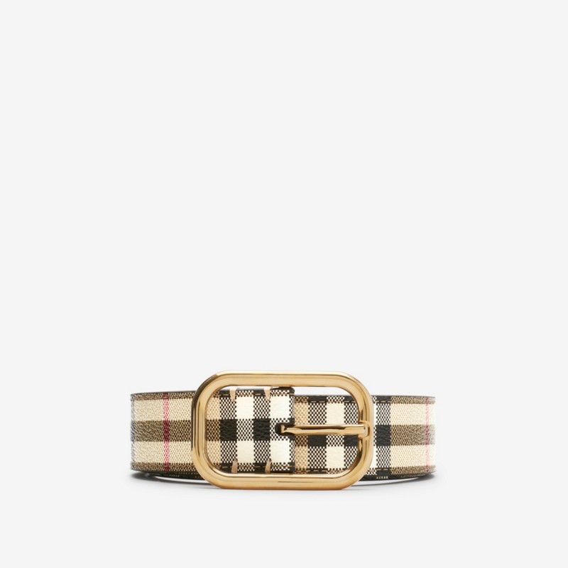 Burberry Cinturón CheckPrecio 350 00 € Personalizable con iniciales En línea