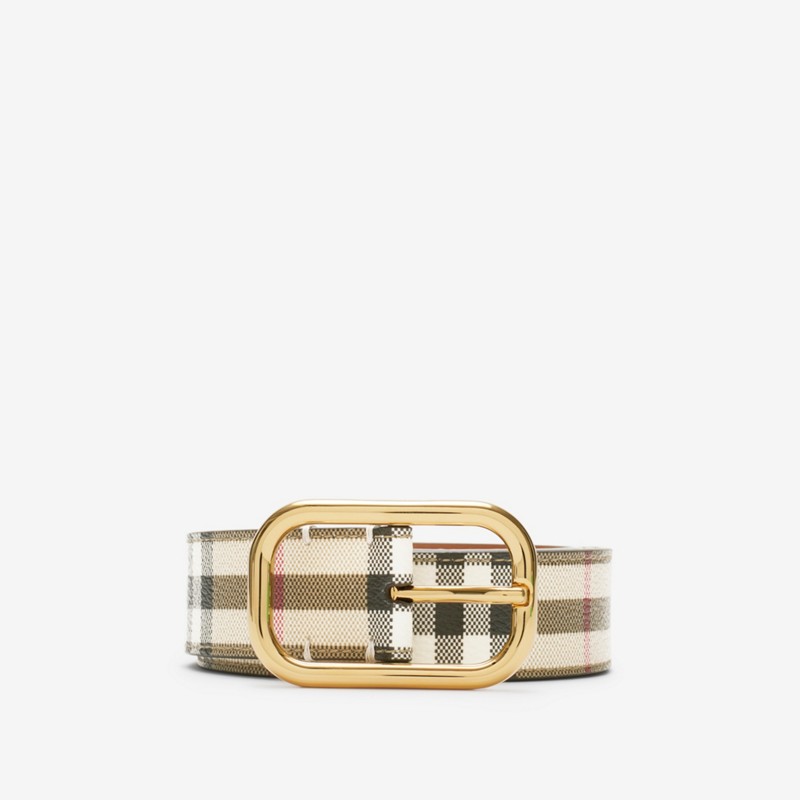 Burberry Cinturón CheckPrecio 350 00 € Personalizable con iniciales Outlet