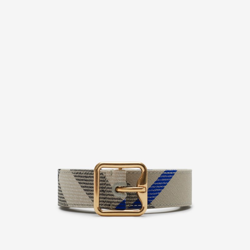 Burberry Cinturón a cuadros con hebilla en forma de BPrecio 420 00 € Personalizable con iniciales