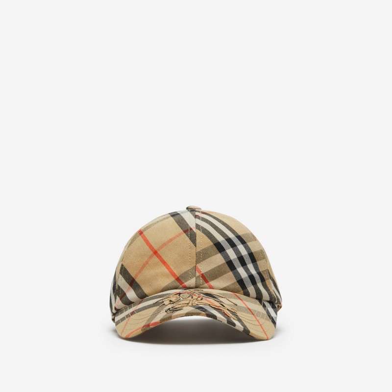 Burberry Gorra en mezcla de algodón Check con EKDPrecio 320 00 € Liquidación
