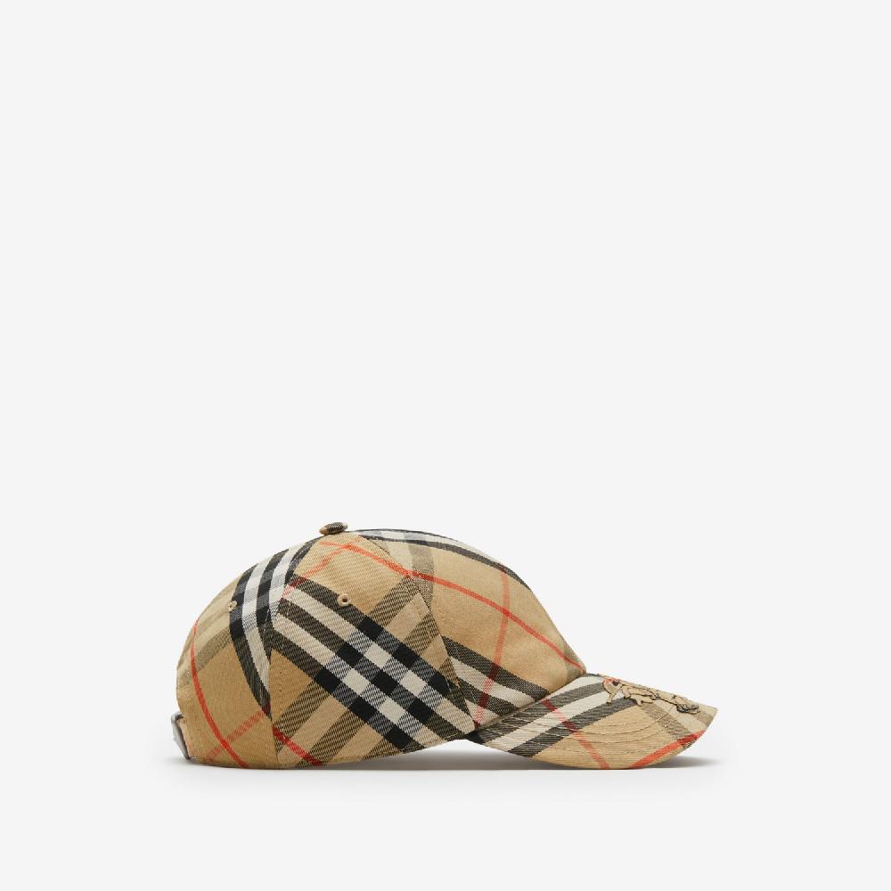 Burberry Gorra en mezcla de algodón Check con EKDPrecio 320 00 € Liquidación