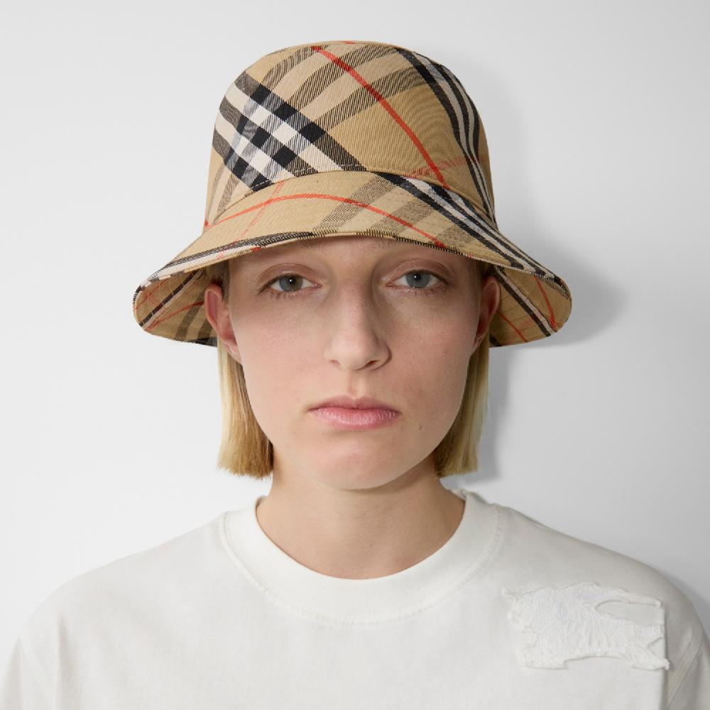 Burberry Sombrero de pesca Check en mezcla de algodón con EKDPrecio 390 00 € Mejor oferta