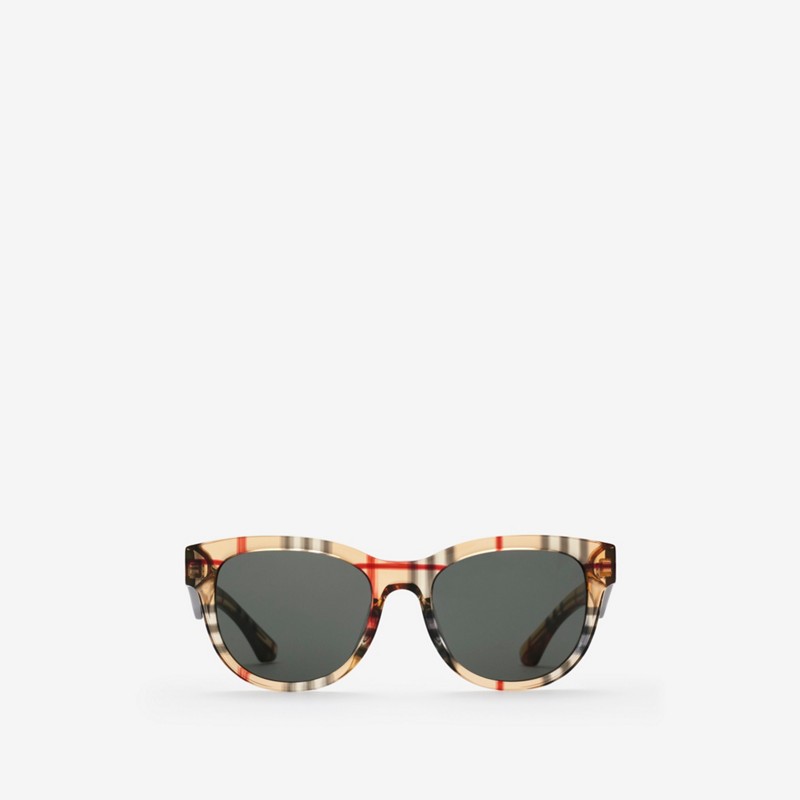 Burberry Gafas de sol con montura redonda CheckPrecio 210 00 € Personalizable con iniciales