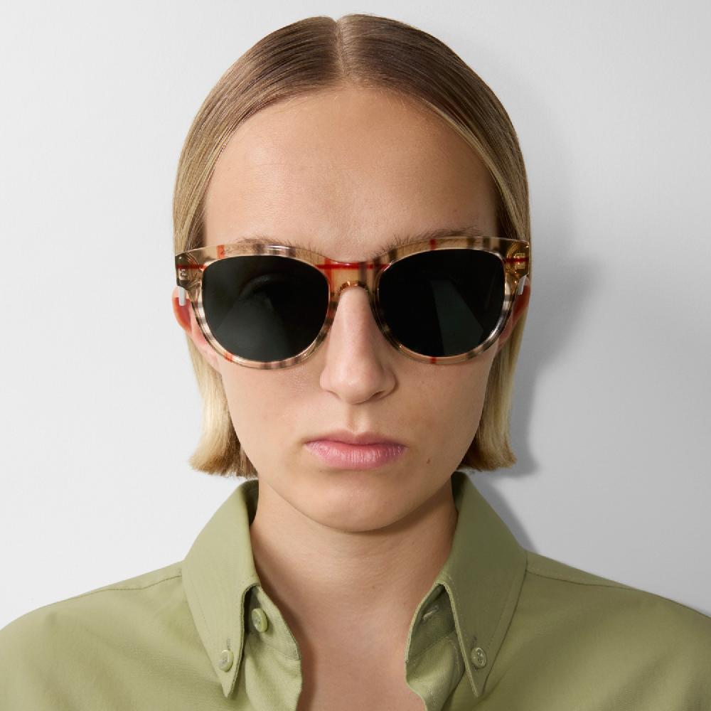 Burberry Gafas de sol con montura redonda CheckPrecio 210 00 € Personalizable con iniciales En oferta