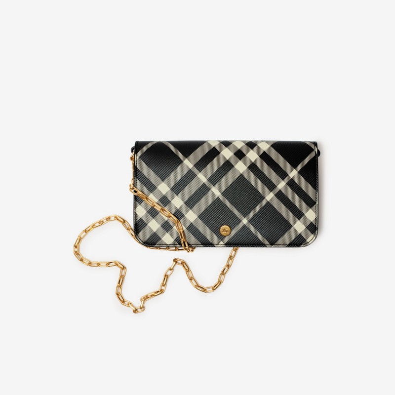 Burberry Cartera Check con asa de cadenaPrecio 850 00 € Personalizable con iniciales