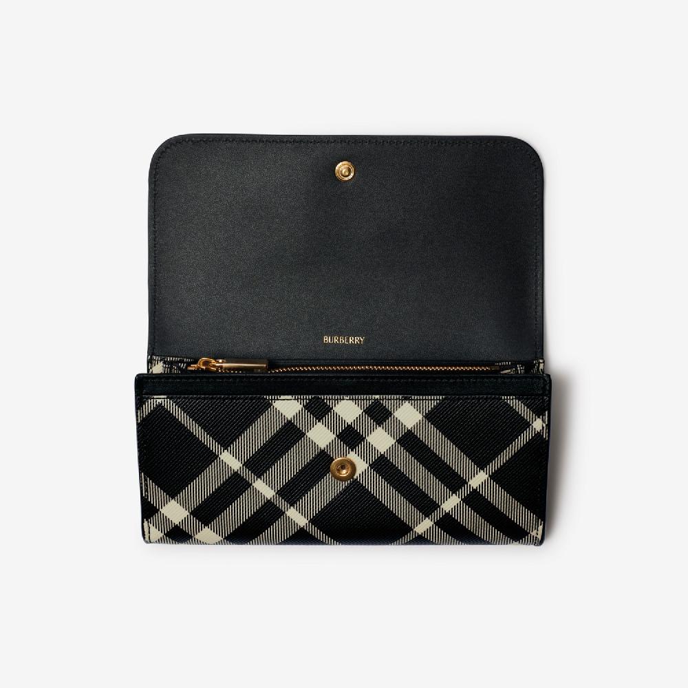 Burberry Cartera continental CheckPrecio 570 00 € Personalizable con iniciales Los más vendidos