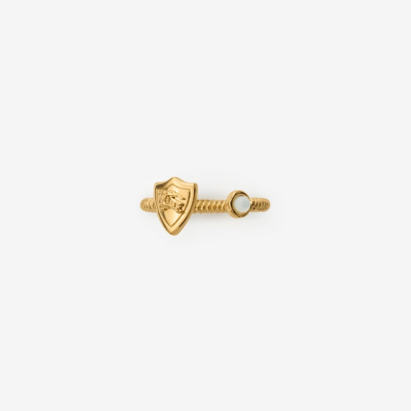 Burberry Anillo Shield Pearl con EKDPrecio 280 00 € Costume Jewellery Outlet online