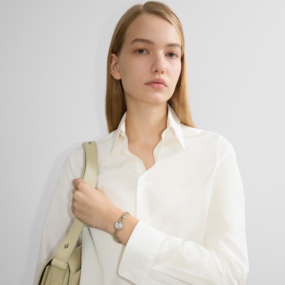 Burberry Pulsera en piel con B ShieldPrecio 270 00 € Costume Jewellery Gran oferta