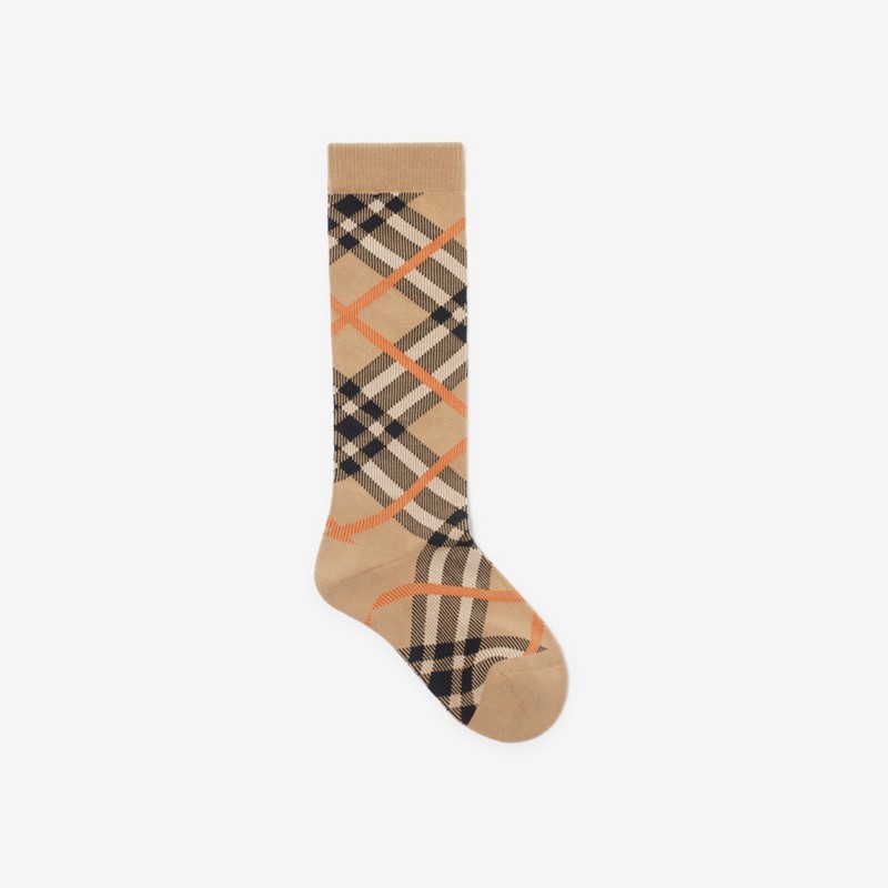 Burberry Calcetines en mezcla de algodón CheckPrecio 90 00 € Novedades