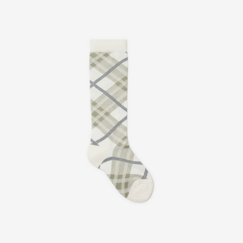 Burberry Calcetines en mezcla de algodón CheckPrecio 90 00 € Novedades