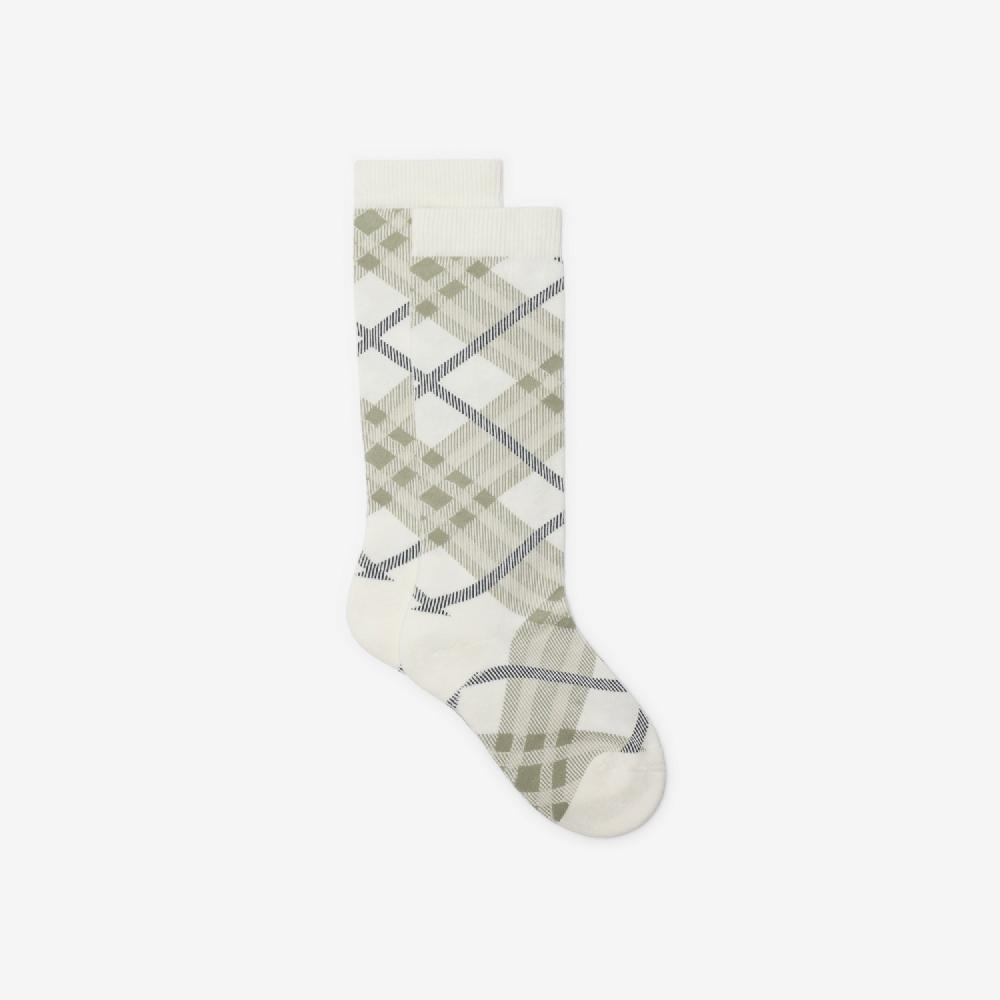 Burberry Calcetines en mezcla de algodón CheckPrecio 90 00 € Novedades Superdescuento