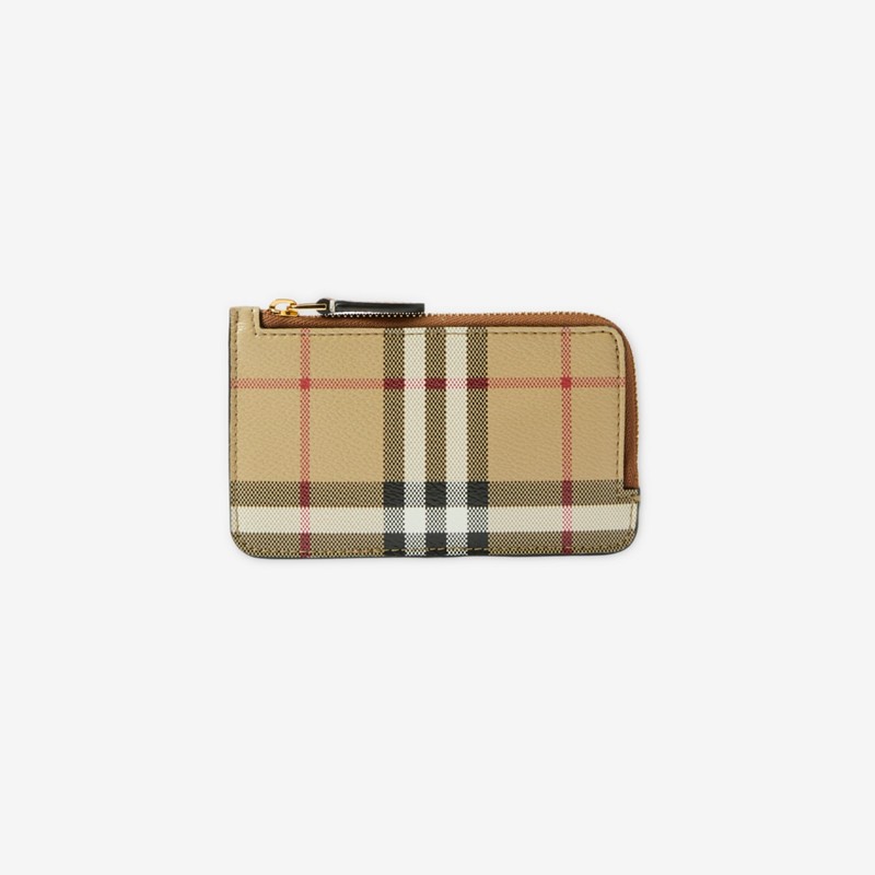 Burberry Tarjetero Check con cremalleraPrecio 270 00 € Última moda