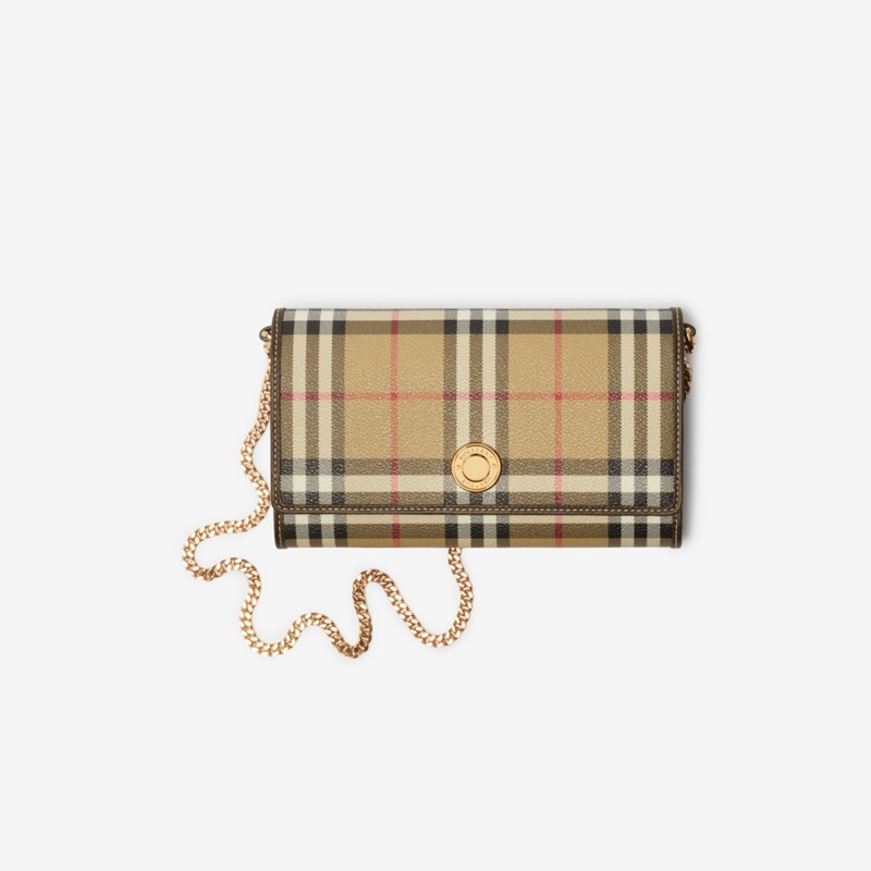 Burberry Cartera Check con asa de cadenaPrecio 850 00 € Personalizable con iniciales