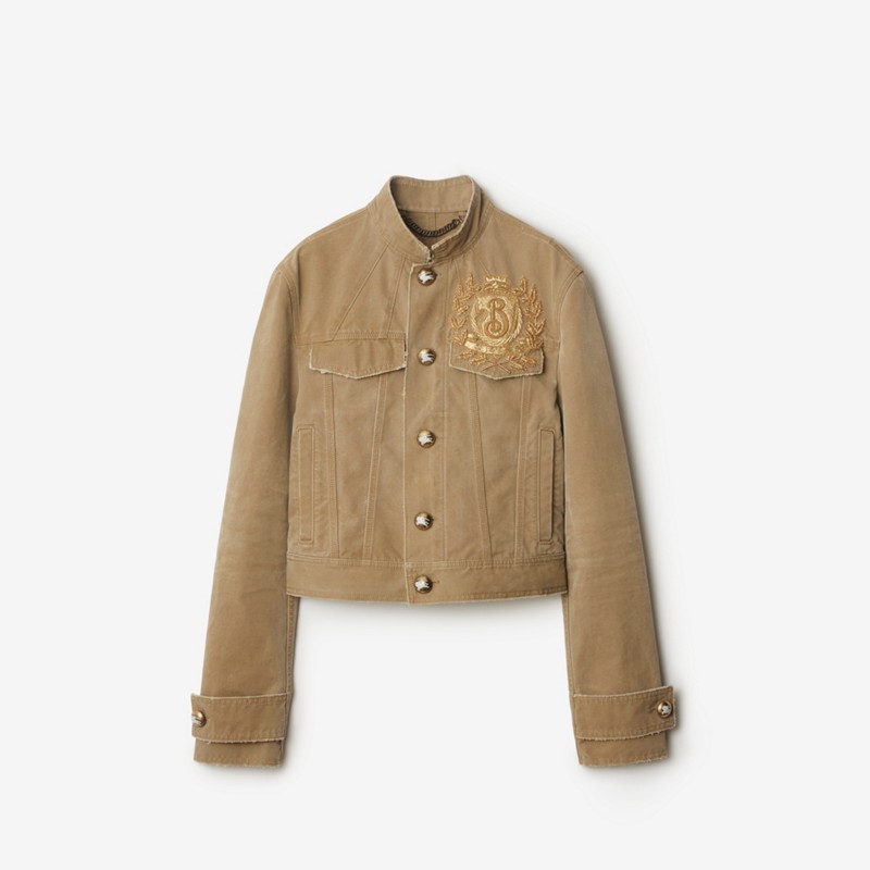Burberry Chaqueta en algodón con B CrestPrecio 1.990 00 € Pasarela Tienda