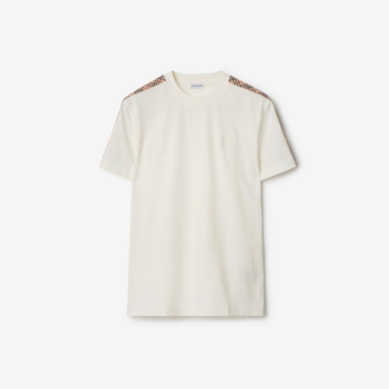 Burberry Camiseta en algodón con detalles CheckPrecio 390 00 € Novedades
