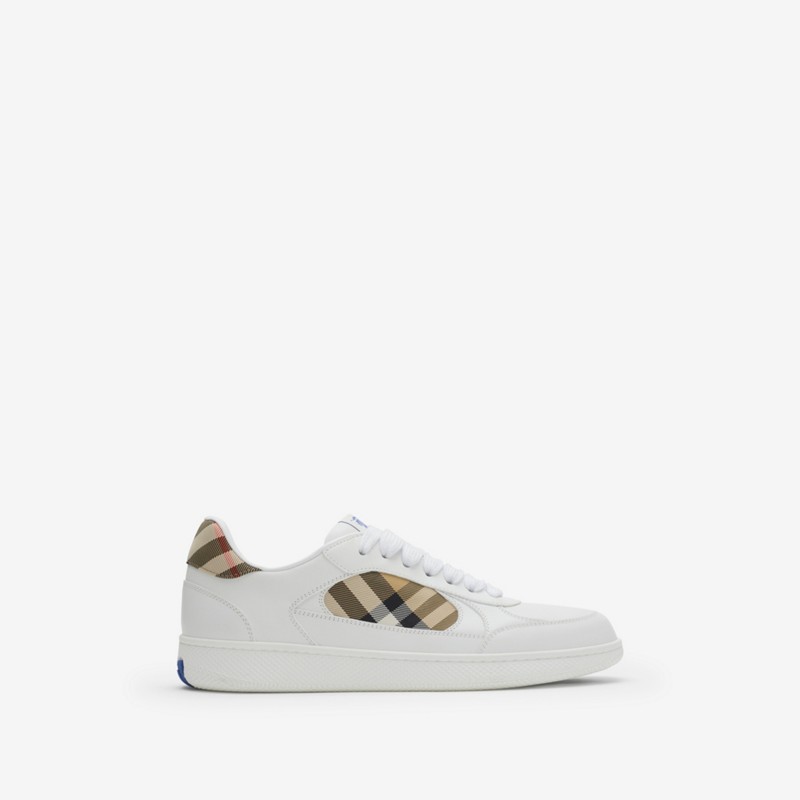 Burberry Zapatillas deportivas Terrace en piel con detalles CheckPrecio 550 00 € Novedades