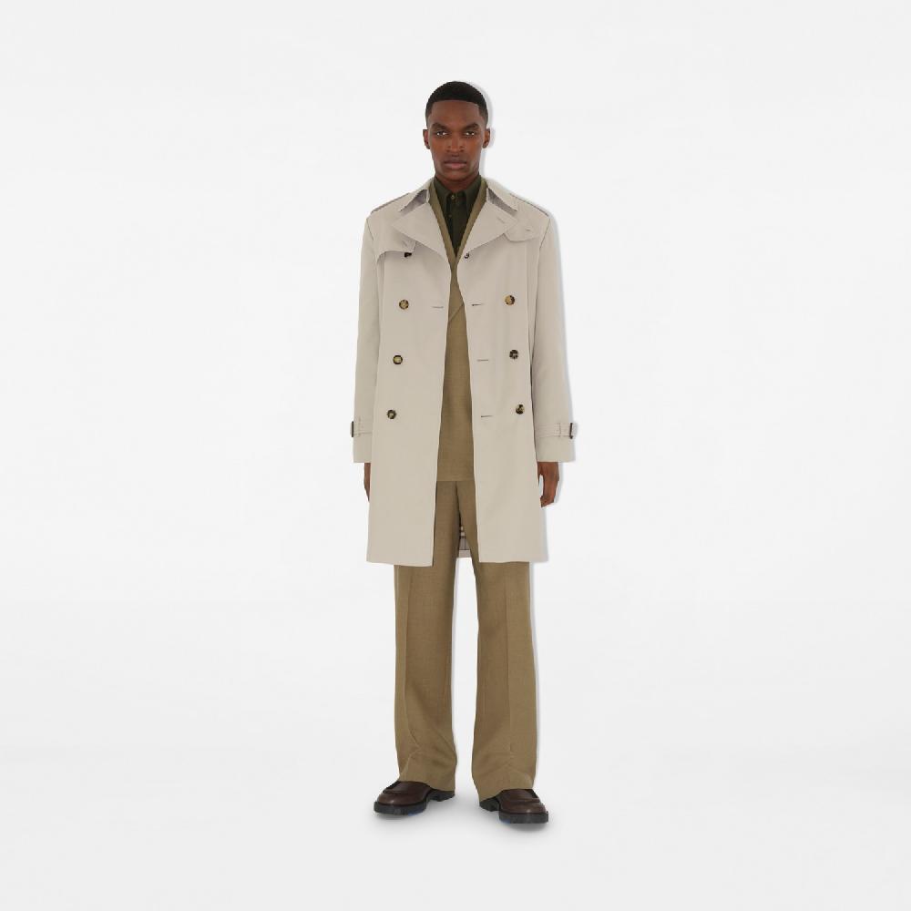 Burberry Trench coat largo en mezcla de algodónPrecio 2.190 00 € Rebajas de fábrica