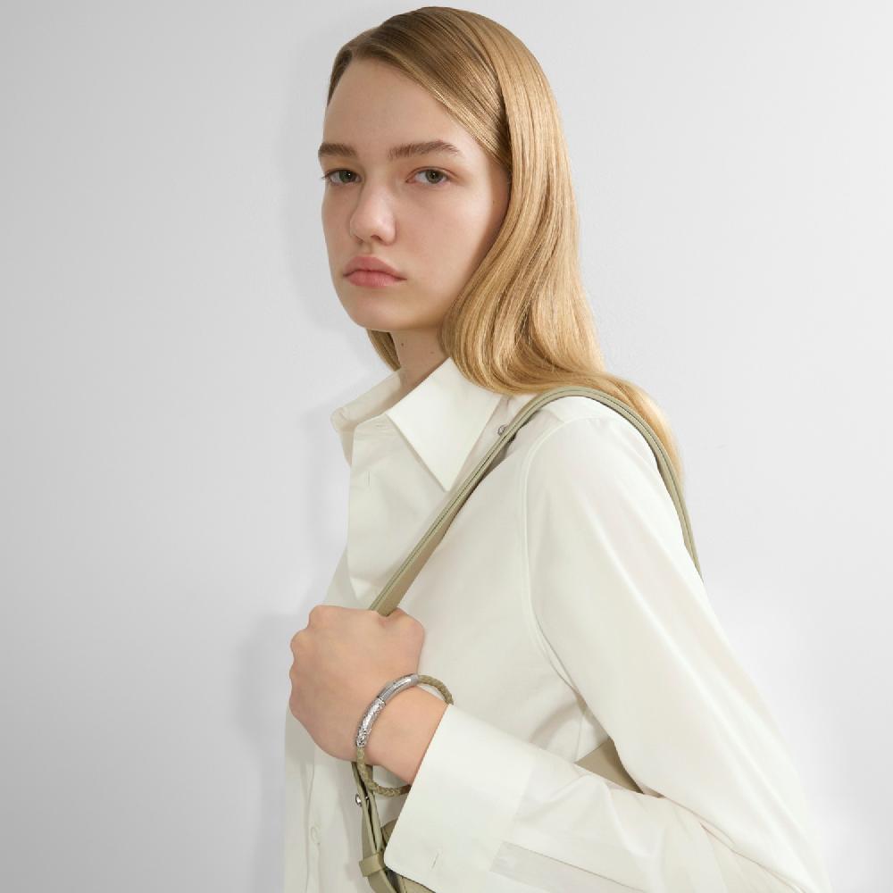 Burberry Pulsera en piel con detalle a cuadrosPrecio 270 00 € Costume Jewellery Limitado a 3 días