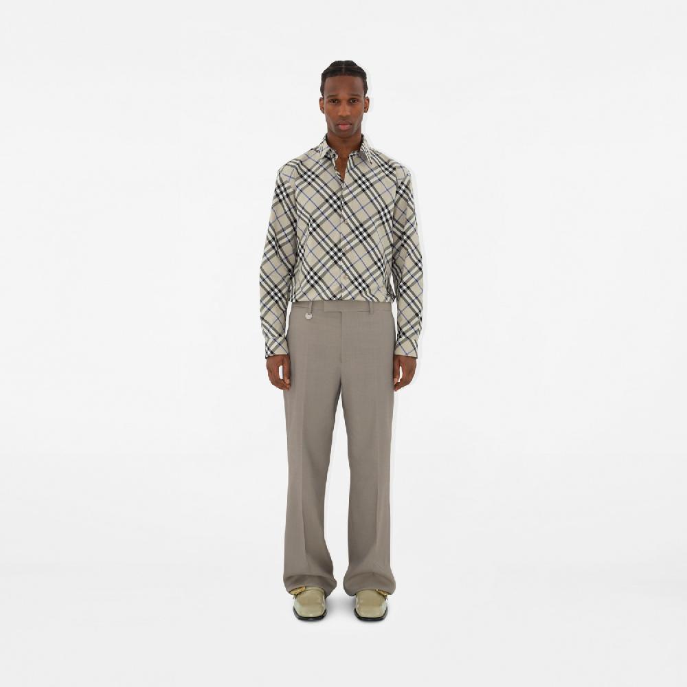Burberry Camisa en algodón CheckPrecio 570 00 € Descuento por venta flash