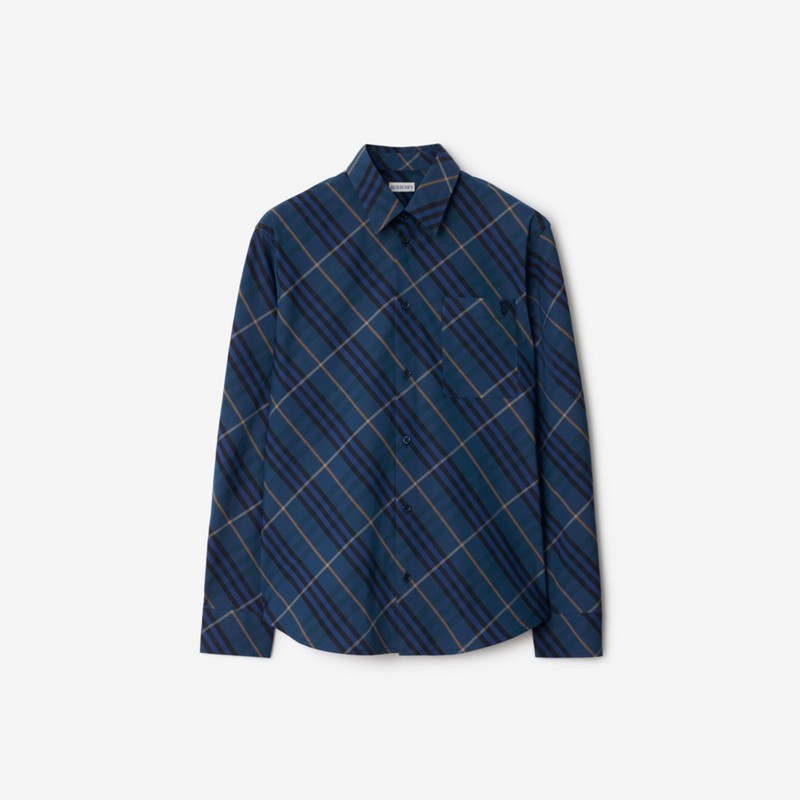 Burberry Camisa en algodón Check de corte holgadoPrecio 570 00 € Novedades