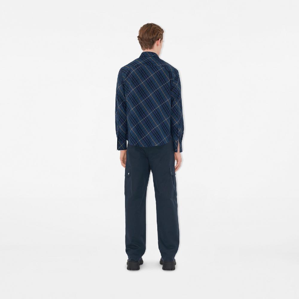 Burberry Camisa en algodón Check de corte holgadoPrecio 570 00 € Novedades Precio ultrabajo
