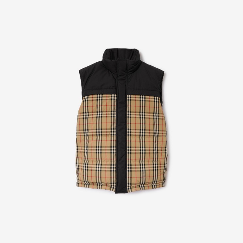Burberry Chaleco de plumas reversible CheckPrecio 1.590 00 €
