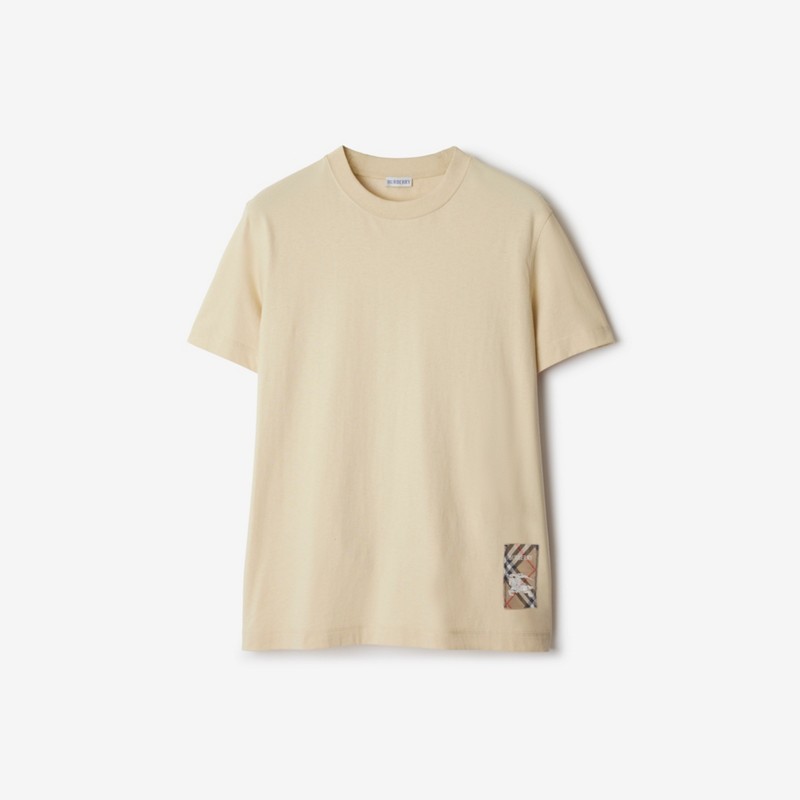 Burberry Camiseta en algodón con etiqueta CheckPrecio 320 00 € Limitado a 3 días