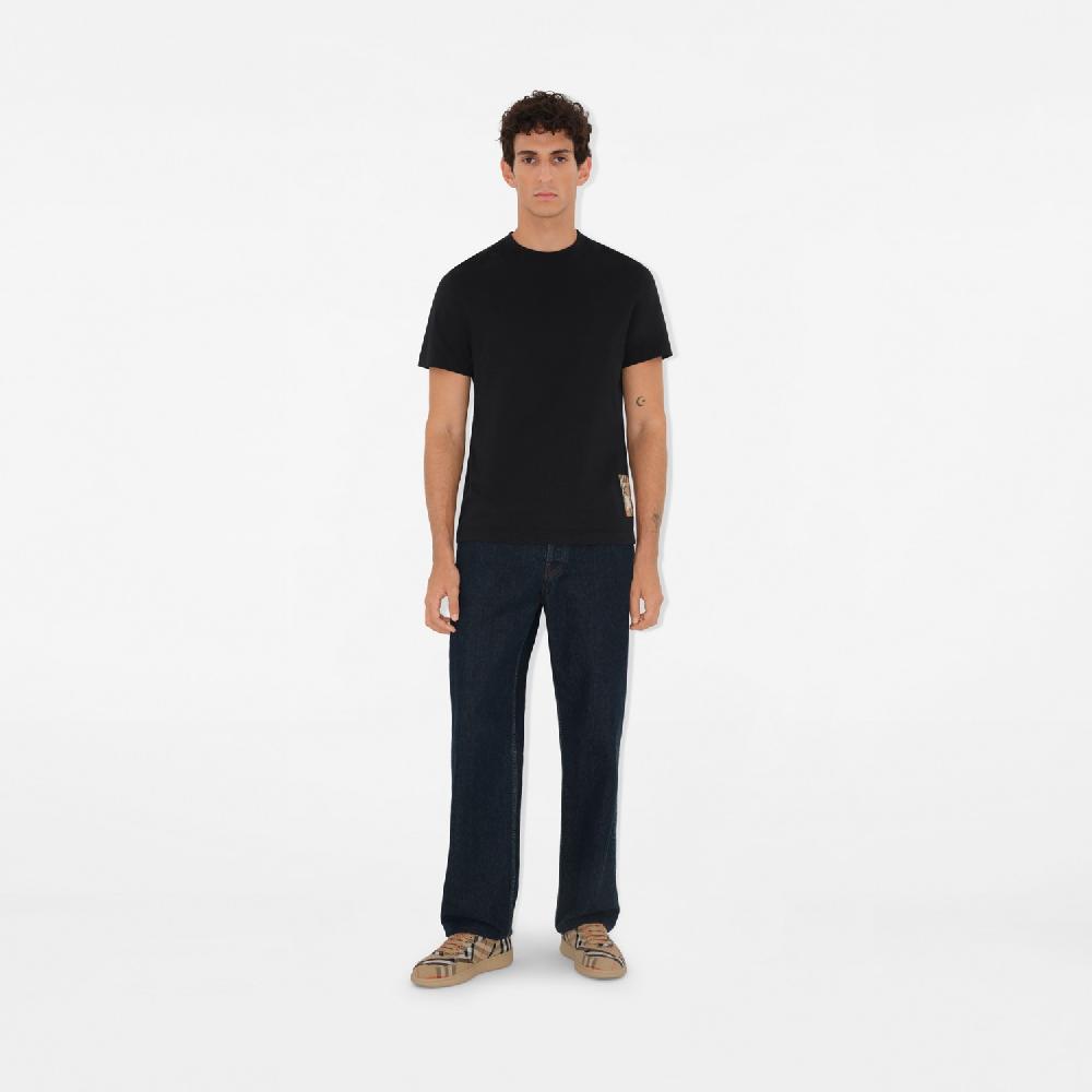 Burberry Camiseta en algodón con etiqueta CheckPrecio 320 00 € Precios de Black Friday