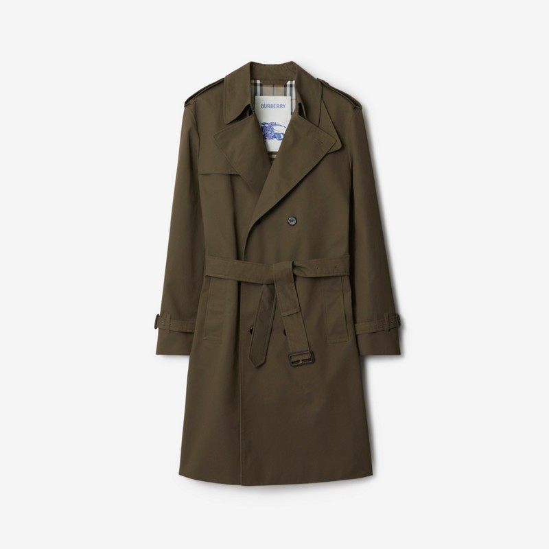 Burberry Trench coat largo en algodón y nailonPrecio 2.590 00 € Rebajas de fin de temporada