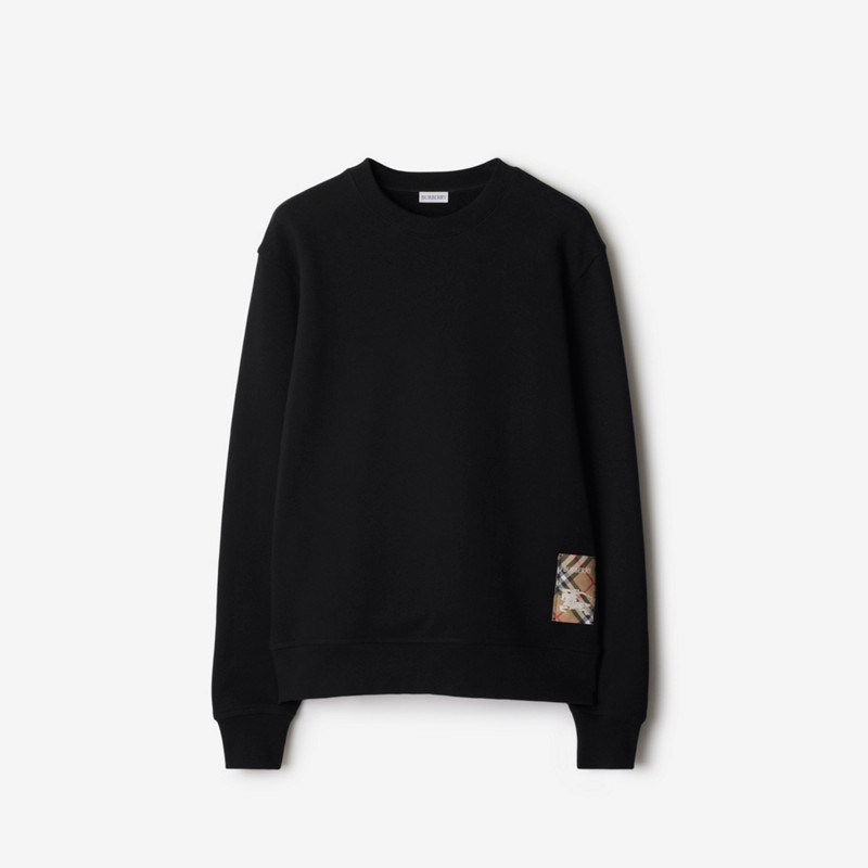 Burberry Sudadera en algodón con etiqueta CheckPrecio 580 00 €