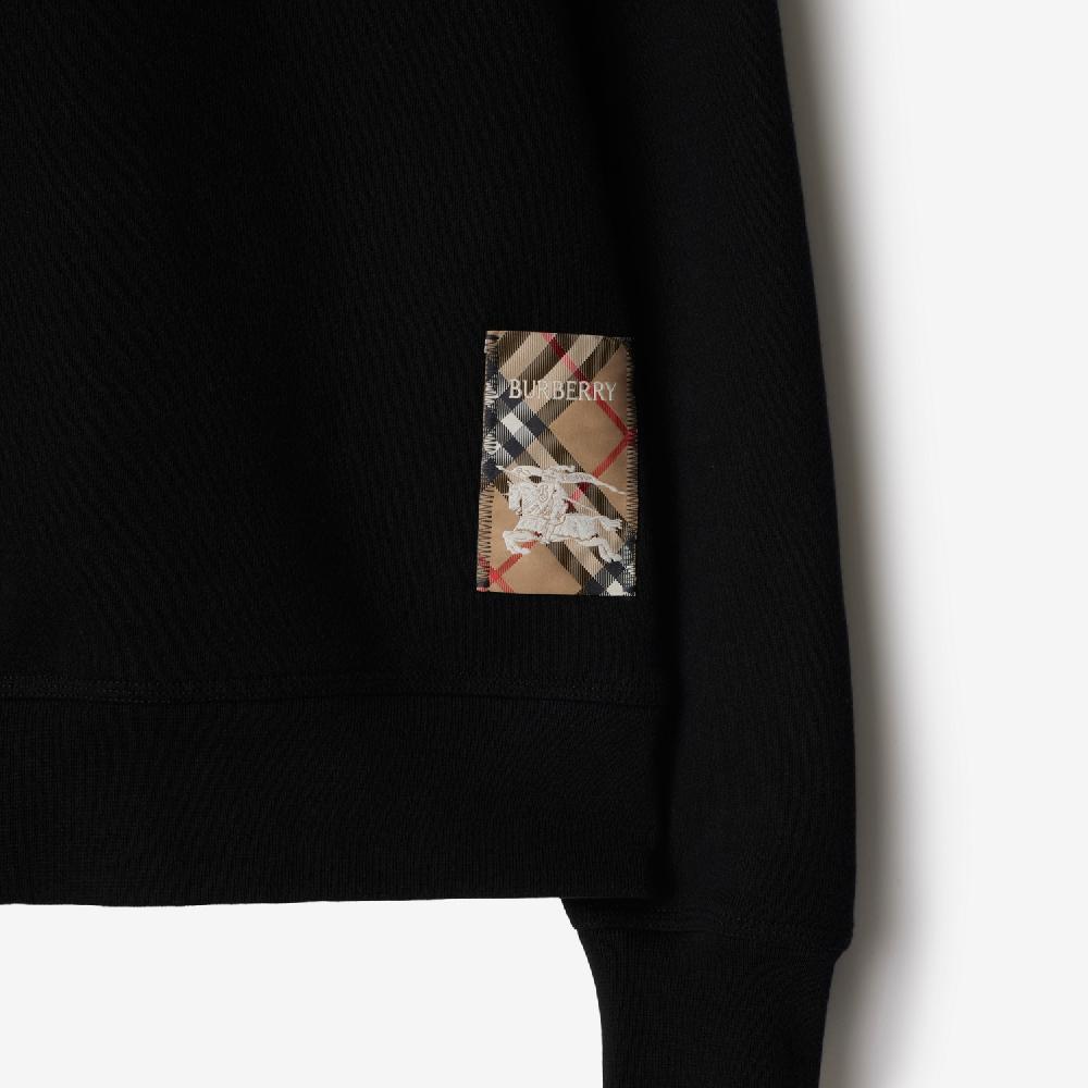 Burberry Sudadera en algodón con etiqueta CheckPrecio 580 00 € Outlet online