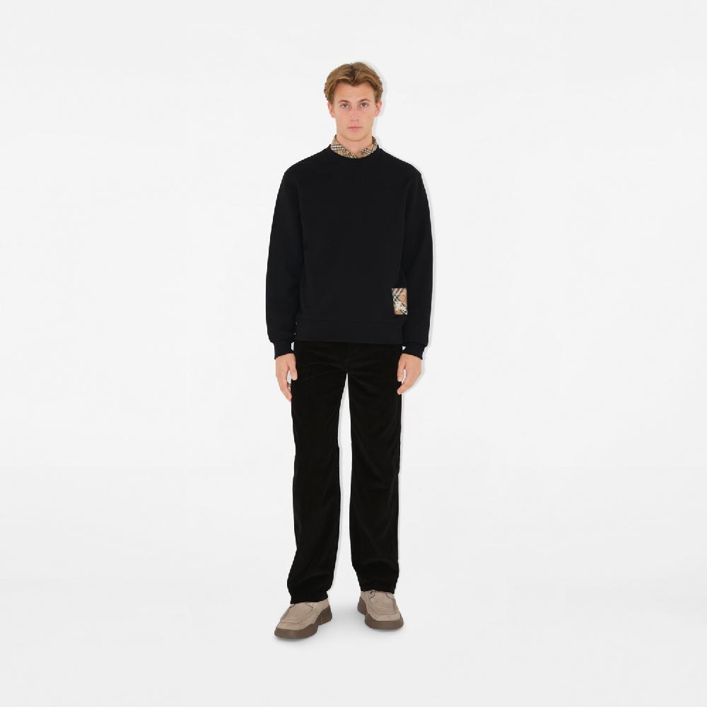 Burberry Sudadera en algodón con etiqueta CheckPrecio 580 00 € Outlet online