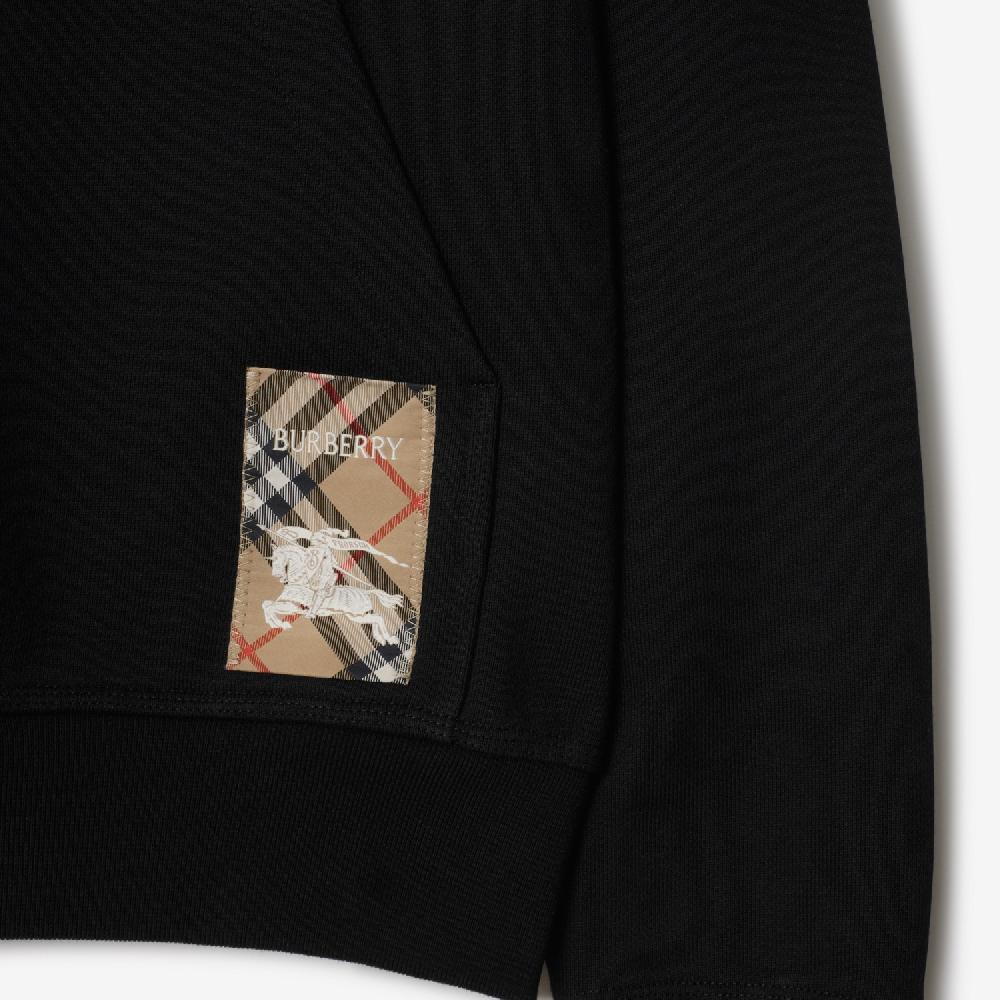 Burberry Sudadera en algodón con etiqueta Check y capuchaPrecio 620 00 € Ofertas