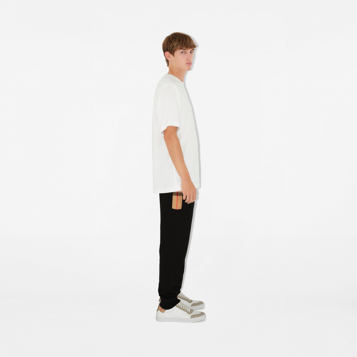 Burberry Pantalones de jogging en algodón con paneles CheckPrecio 620 00 € Disponibilidad limitada Rebajas top