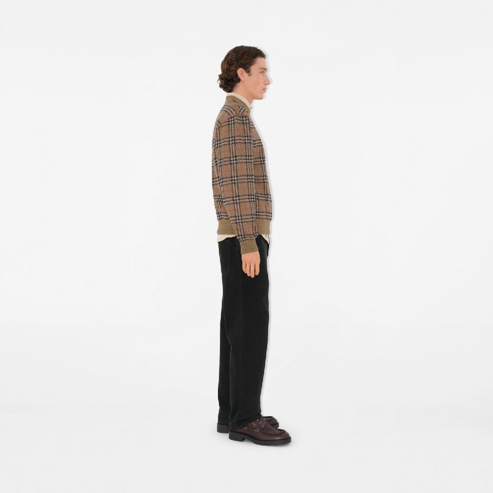 Burberry Jersey en mezcla de algodón CheckPrecio 840 00 € Oferta especial de fábrica