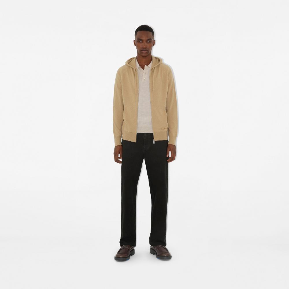 Burberry Sudadera en mezcla de cachemir con cremallera y capuchaPrecio 990 00 € Solo queda un día