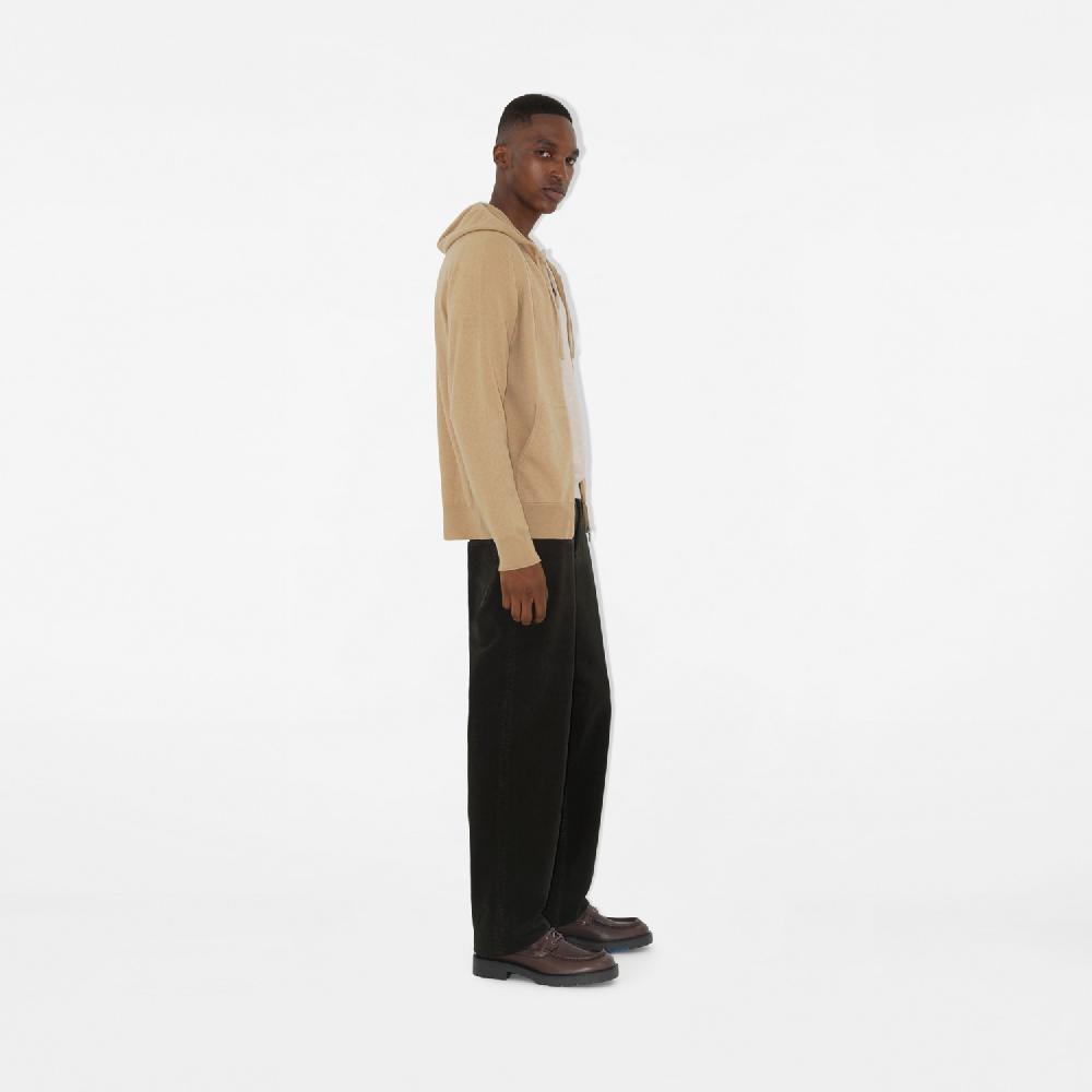 Burberry Sudadera en mezcla de cachemir con cremallera y capuchaPrecio 990 00 € Solo queda un día