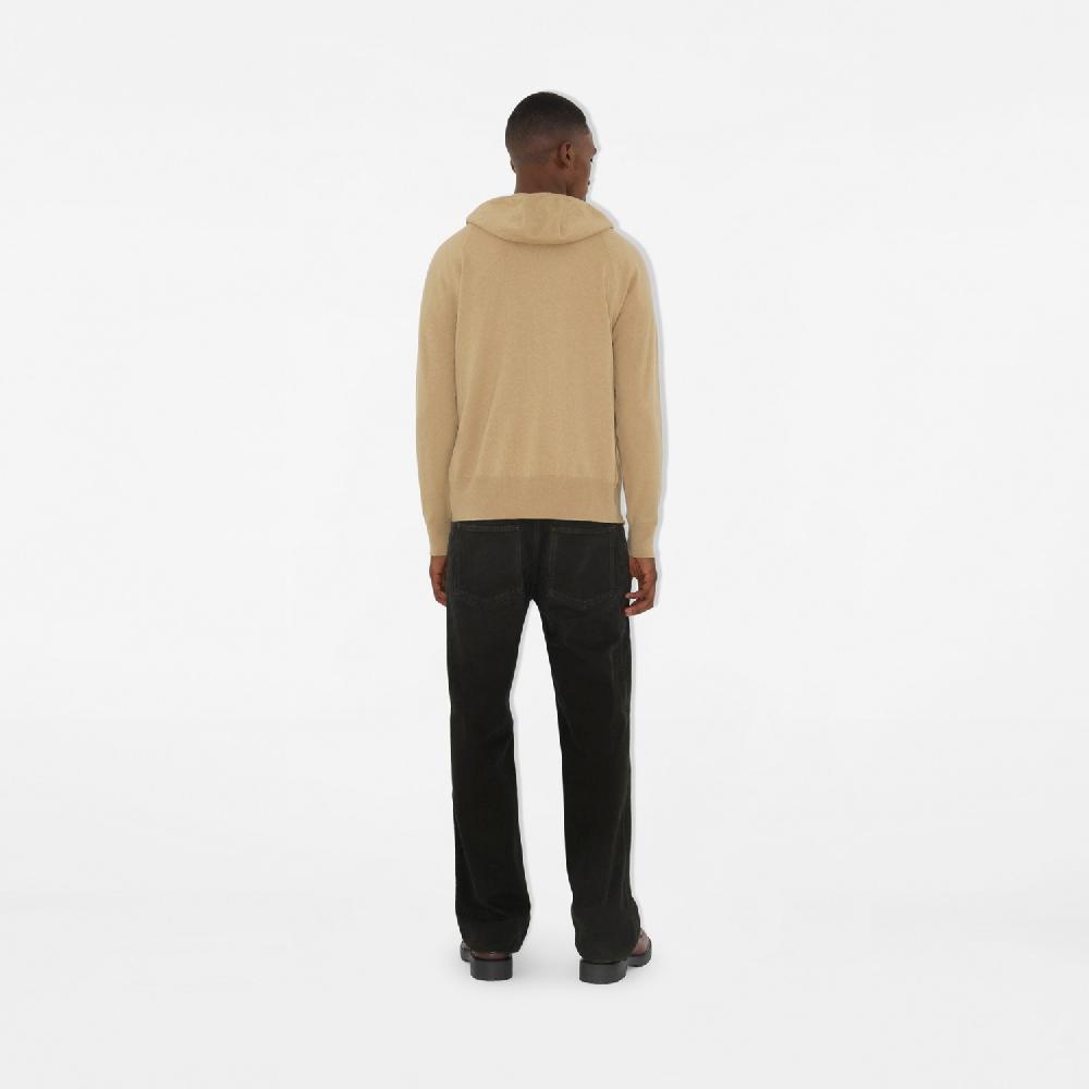 Burberry Sudadera en mezcla de cachemir con cremallera y capuchaPrecio 990 00 € Solo queda un día