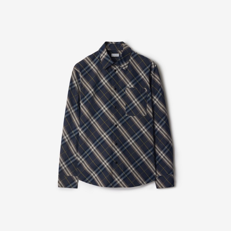 Burberry Camisa en algodón Check de corte holgadoPrecio 570 00 € Ofertas especiales