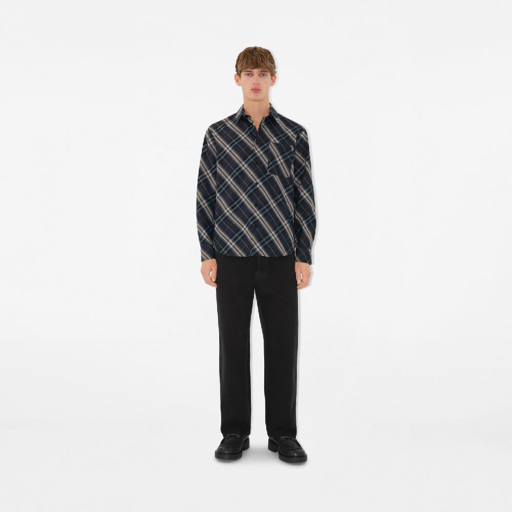 Burberry Camisa en algodón Check de corte holgadoPrecio 570 00 € Ofertas especiales