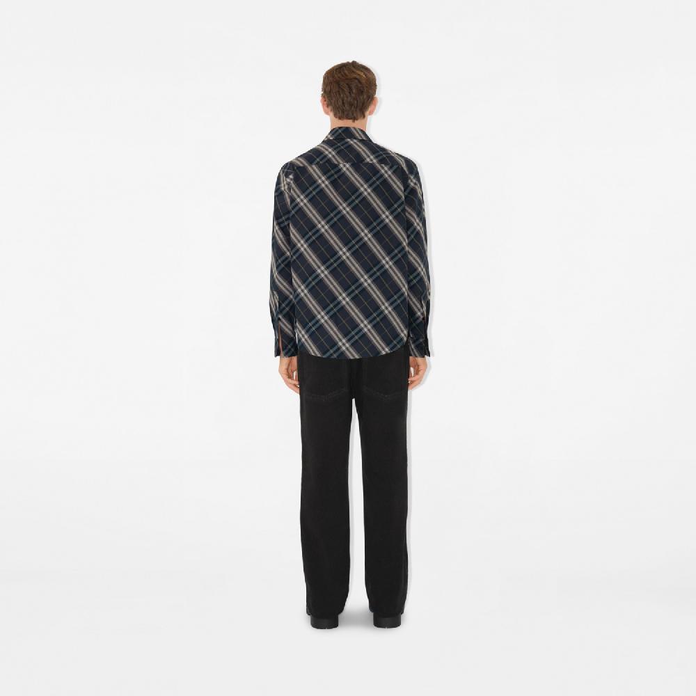 Burberry Camisa en algodón Check de corte holgadoPrecio 570 00 € Ofertas especiales