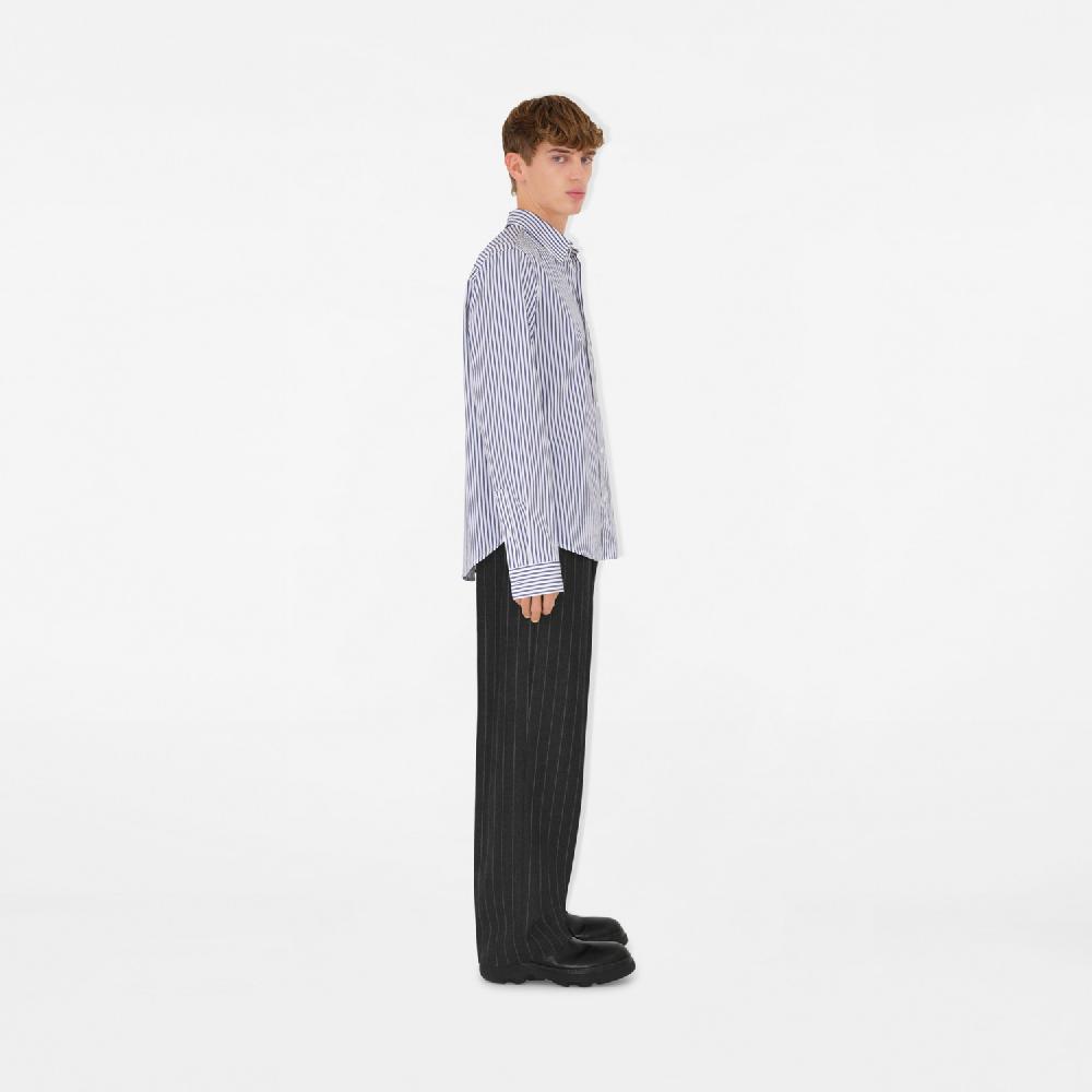 Burberry Camisa en algodón a rayas con corte holgadoPrecio 620 00 € Rebajas de fin de temporada