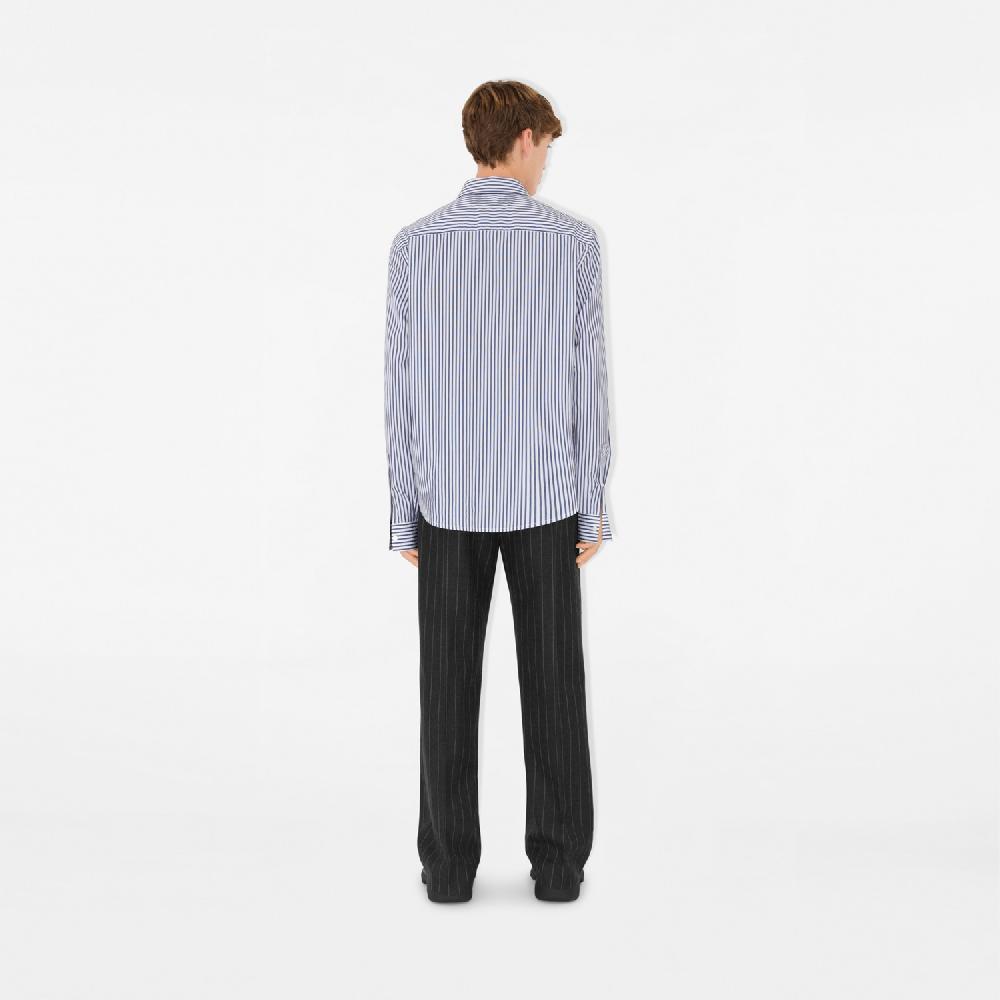 Burberry Camisa en algodón a rayas con corte holgadoPrecio 620 00 € Rebajas de fin de temporada
