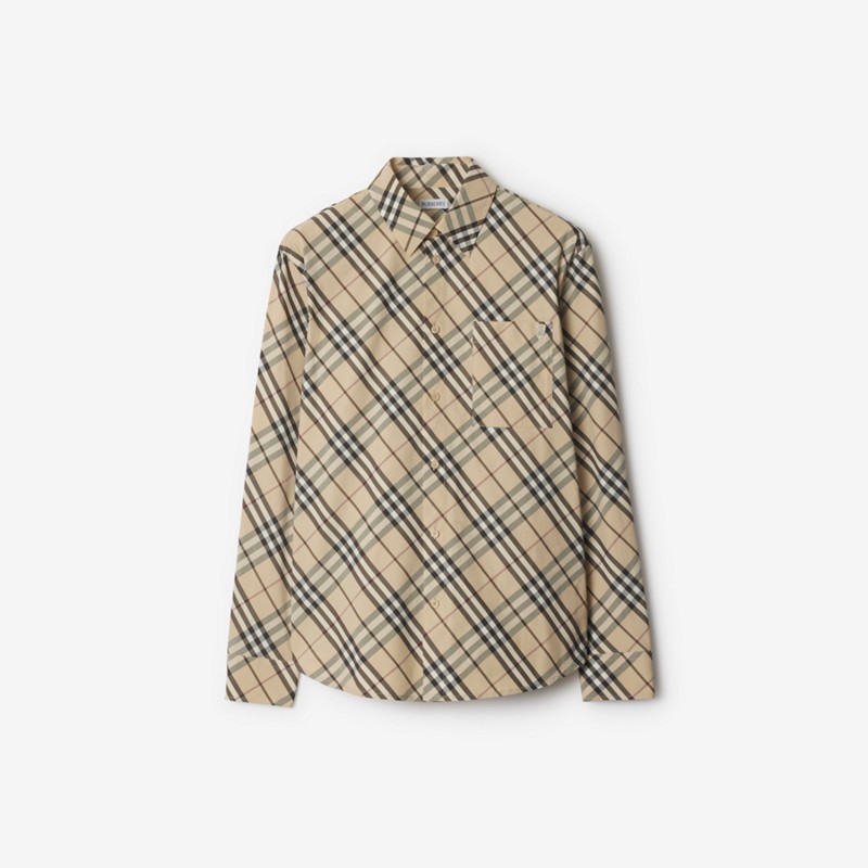 Burberry Camisa en algodón Check de corte holgadoPrecio 570 00 € 2025