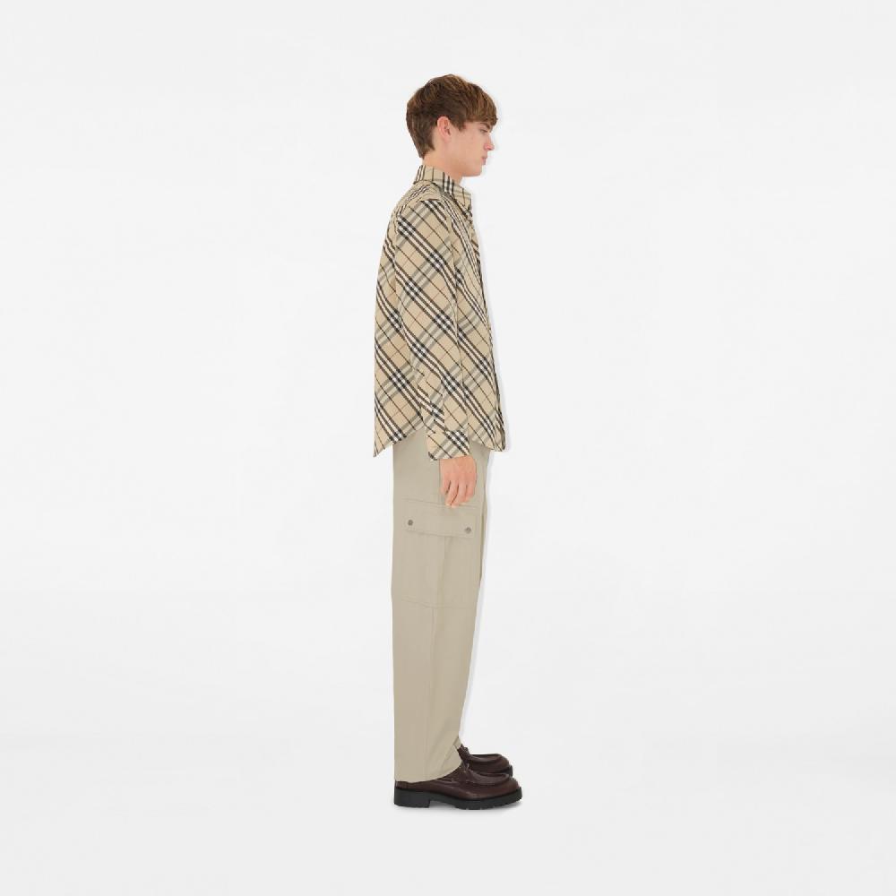 Burberry Camisa en algodón Check de corte holgadoPrecio 570 00 € 2025