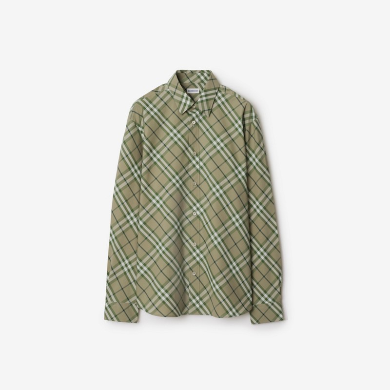 Burberry Camisa en algodón Check de corte estándarPrecio 570 00 € Novedades Outlet