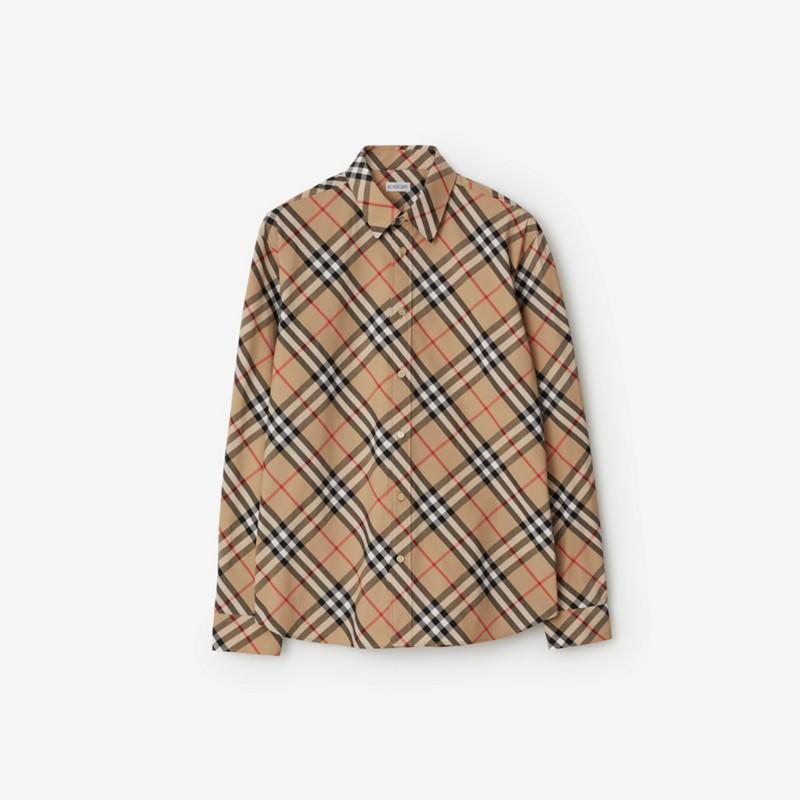 Burberry Camisa en algodón a cuadrosPrecio 570 00 € Venta caliente